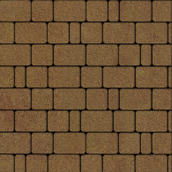 Тротуарная плитка КЛАССИКО - Листопад гранит Сахара, комплект из 3 видов плит