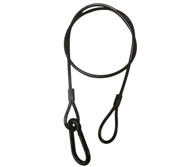 Трос страховочный 70см, чёрный