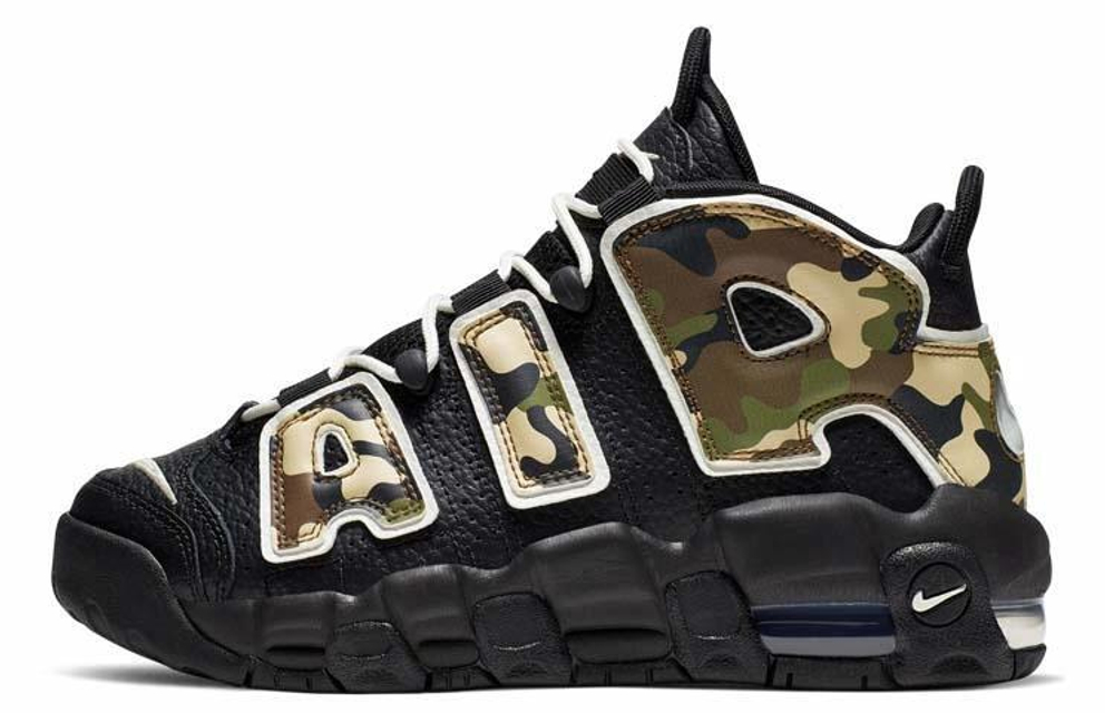 Кроссовки Nike Air More Uptempo GS (Подростковая размерная сетка)