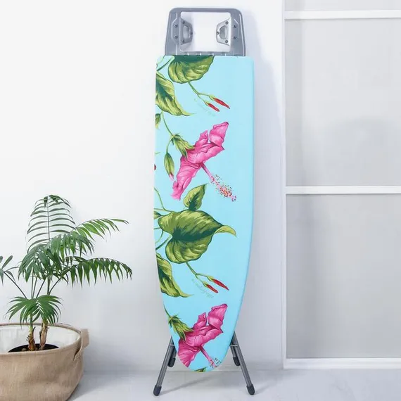 Доска гладильная Nika «Белль Классик 1», 112×34,5 см, два положения высоты 70, 80 см, европодставка, рисунок МИКС