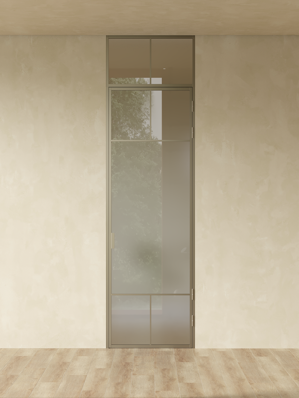 Распашная алюминиевая перегородка Minoli 5