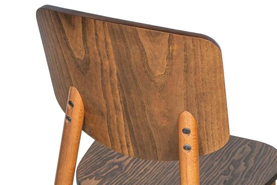 Стул Vasto-V деревянный / Американский орех / массив Бука