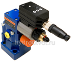 DBEME10-7X/50Y-8G24K31A1M - Пропорциональный предохранительный клапан со встроенным усилителем (OBE), Ду10, , регулировка давления до 50 бар, сигнал управления 0–10 В