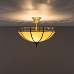 Citilux Шербург-1 CL440141 Люстра витражная потолочная Бронза