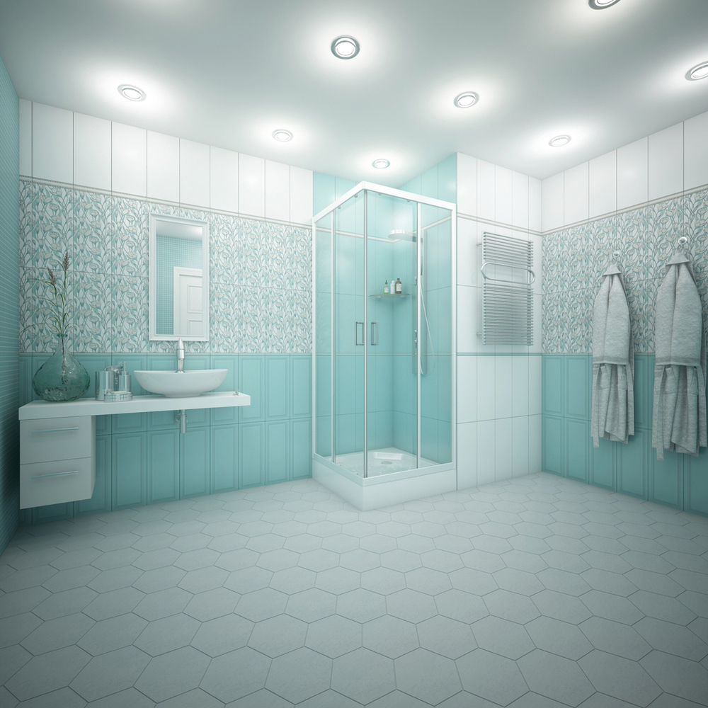 Душ.ограждение City Trend White 900*900*1850 квадрат (стекло 4мм прозр, белый ал. проф, без поддона)