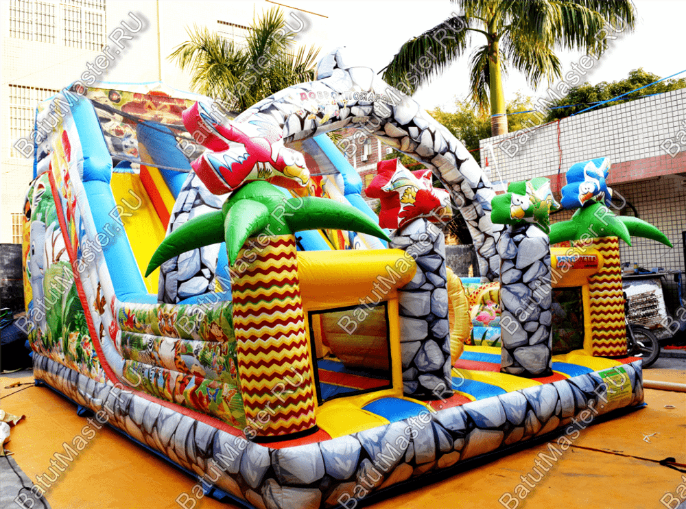 Коммерческий надувной батут "Солнечный остров" 7.5*5*5 м