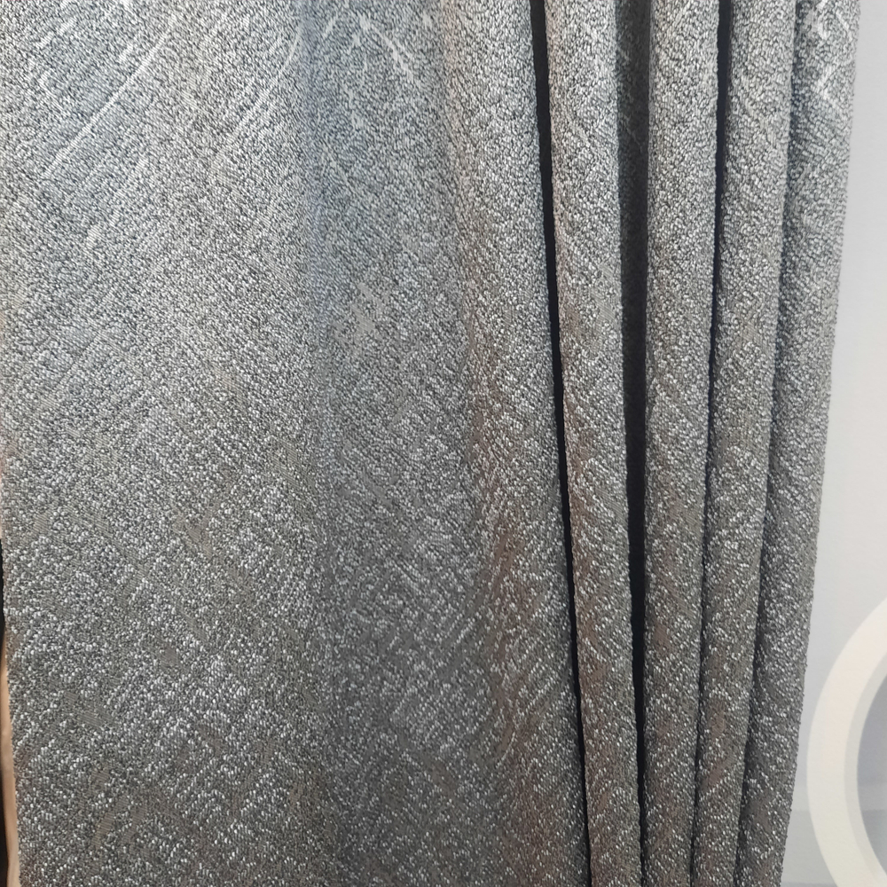 Шторы Жаккард PETRA 150х280 /2шт. Светоотражающий эффект серебра