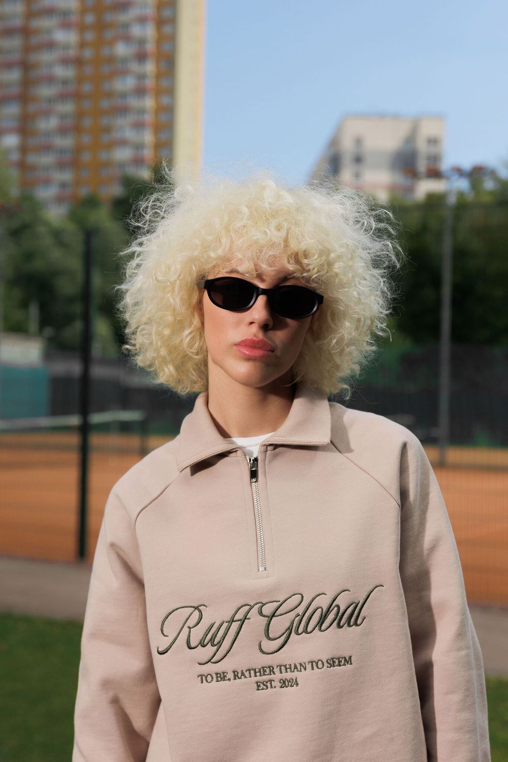 Толстовка Ruff Global Halfzip Camel