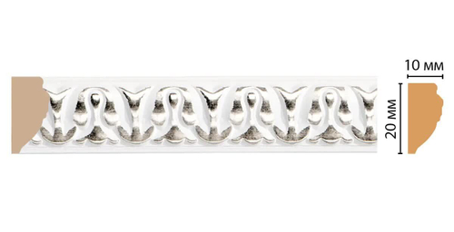 Молдинг DECOMASTER 103C-60 ДМ (20*10*2400 мм)