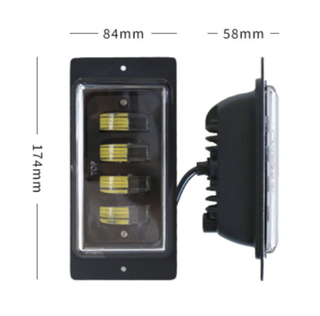 ПТФ LED 2110 9-30V 40W (W) 4линз 1реж (пара) RuZoom 2110-LEDRU