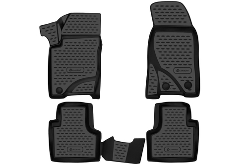 Коврики в салон для LADA (ВАЗ) Niva (I Рестайлинг (Travel) 2020- 4шт. (полиуретан) ELEMENT3DA66732210K