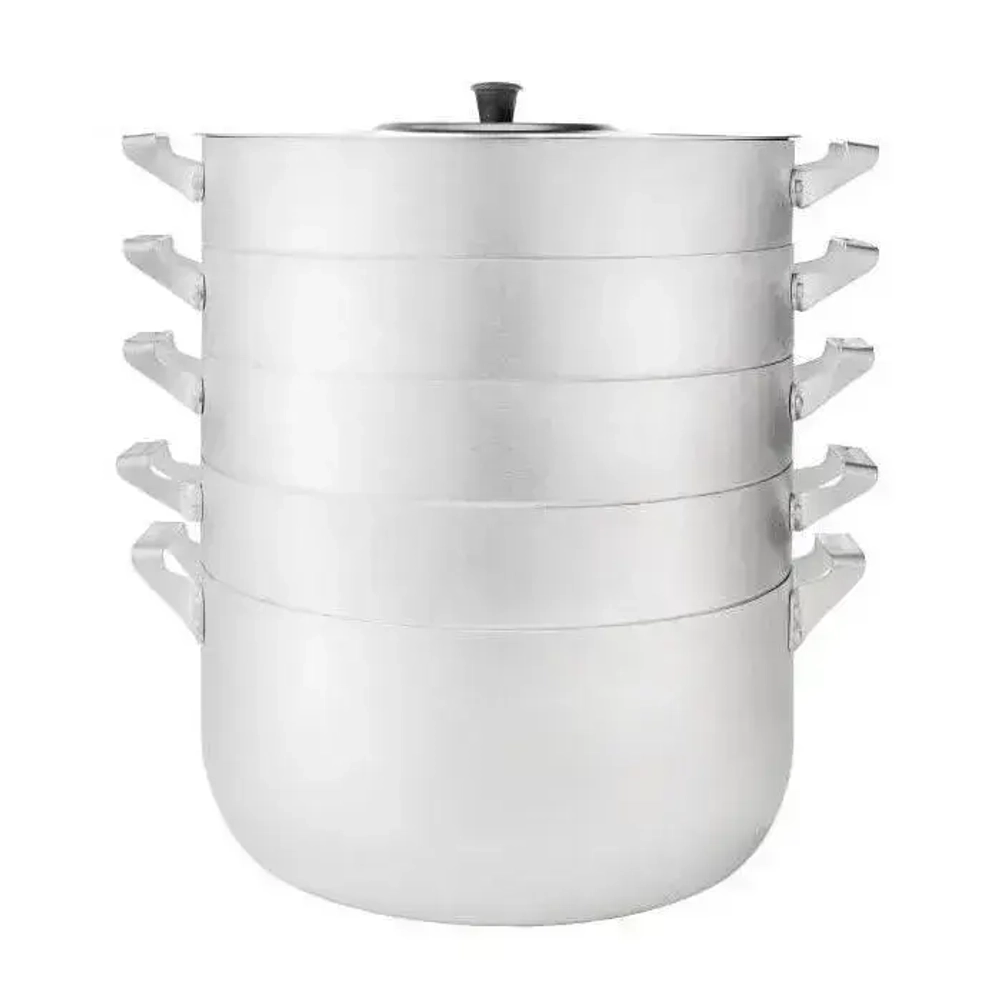 Манты-казан алюминиевый 6л 4 сетки
