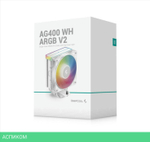 Кулер для процессора DeepCool AG400 WH ARGB V2 (R-AG400-WHAMMN-GJD)