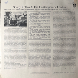 Виниловая пластинка Sonny Rollins ‎– Sonny Rollins And The Contemporary Leaders LP