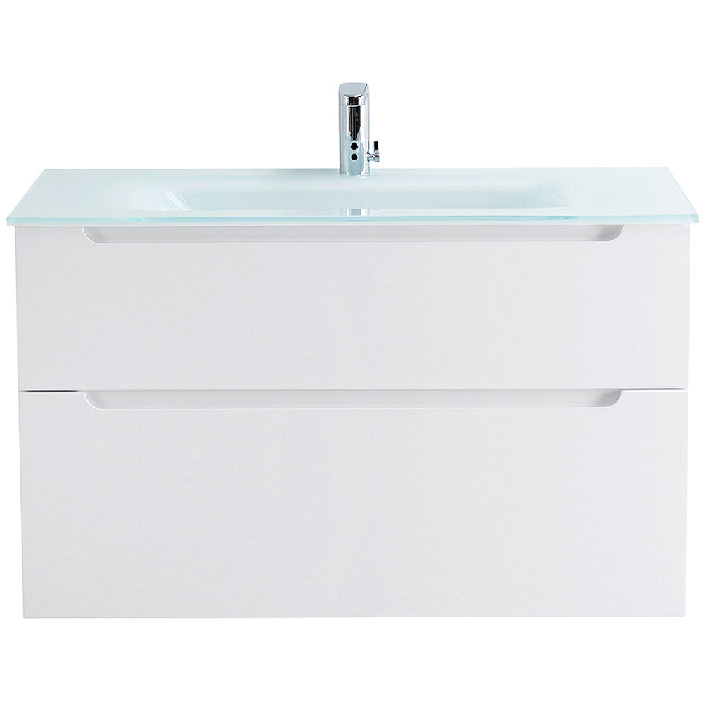 Тумба под раковину BelBagno Etna-H60 90 ETNA-H60-900-2C-SO-BL-P подвесная Bianco Lucido