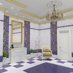 Gracia violet panno 01 600х750 (1-й сорт)