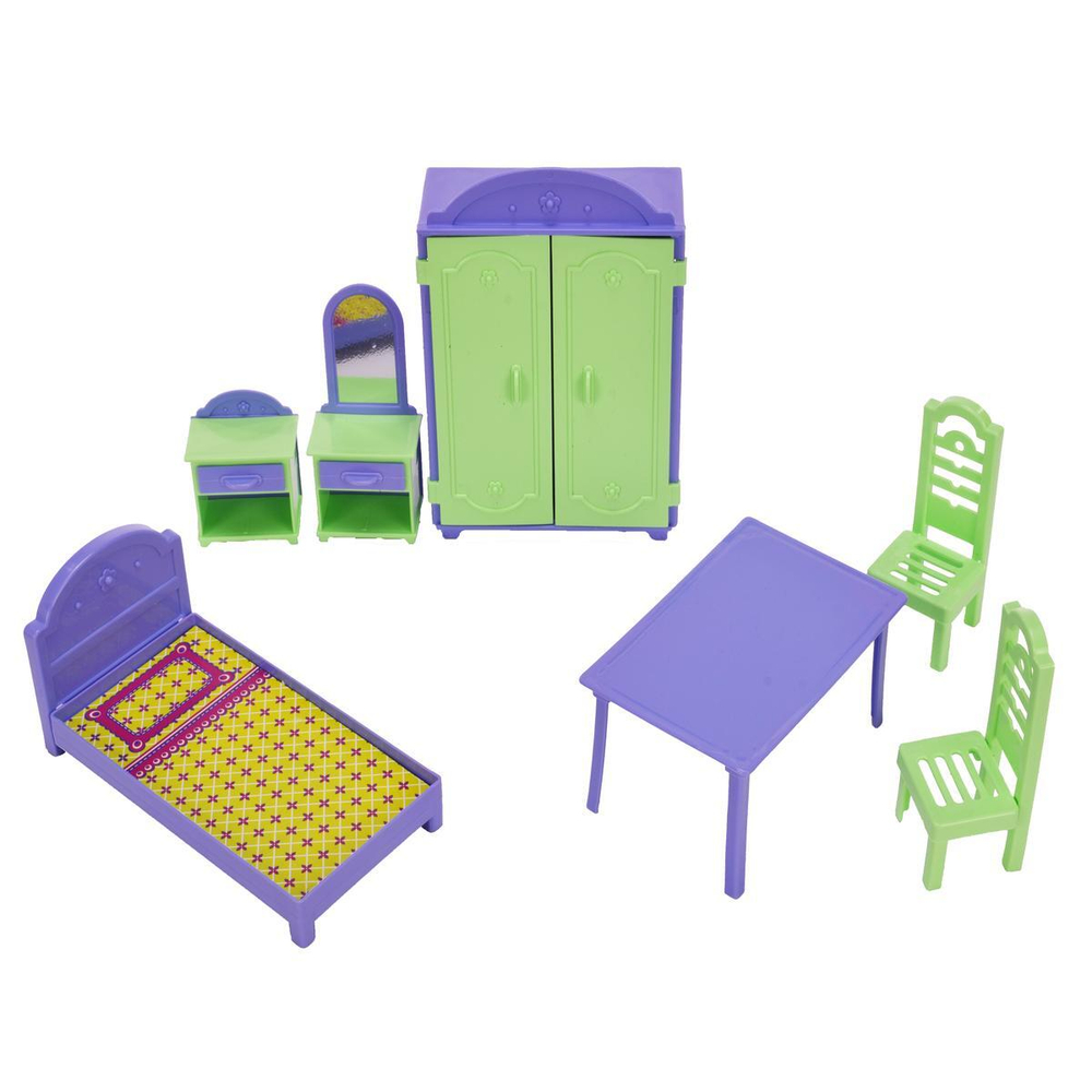 Набор мебели "Квартирка" (Пластмастер)