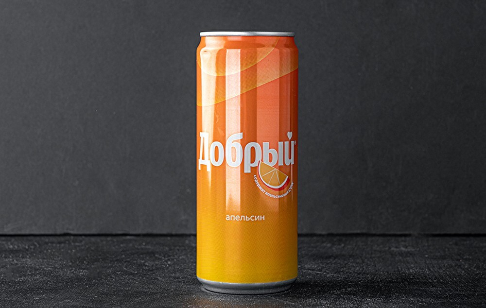 Добрый "Апельсин" 0,33 л. ж/б. (12 шт. в упаковке)