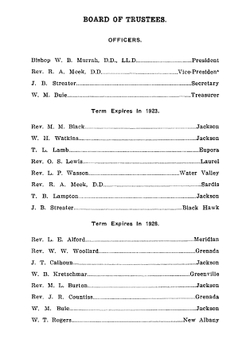 Millsaps College Catalog, 1921-1922 | Millsaps College