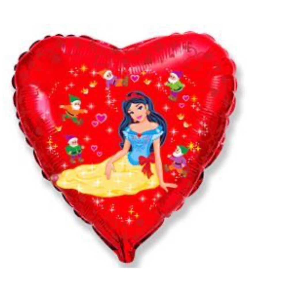 Шар (18''/46 см) Сердце,