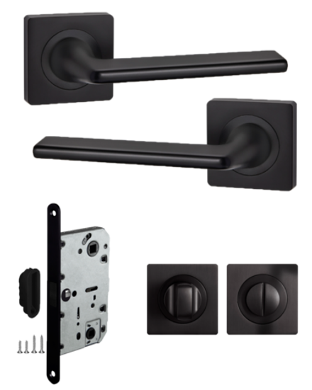 Ручка межкомнатная с магнитной защелкой и фиксатором TREND