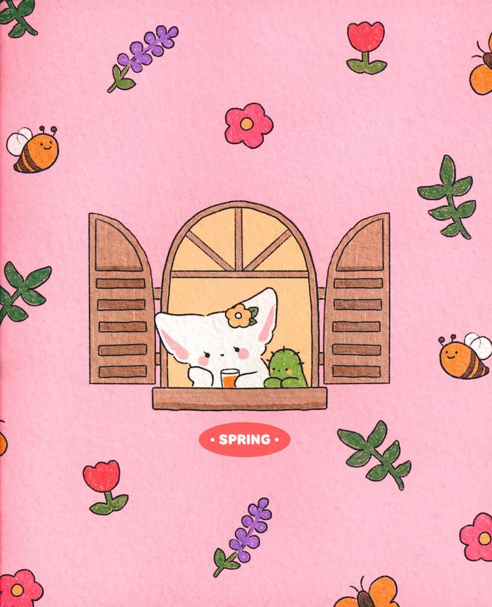 Sogumi's Desert Fox. Coloring book