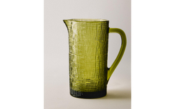 Zara Home кувшин из стекла, цвет зелёный, 20 см