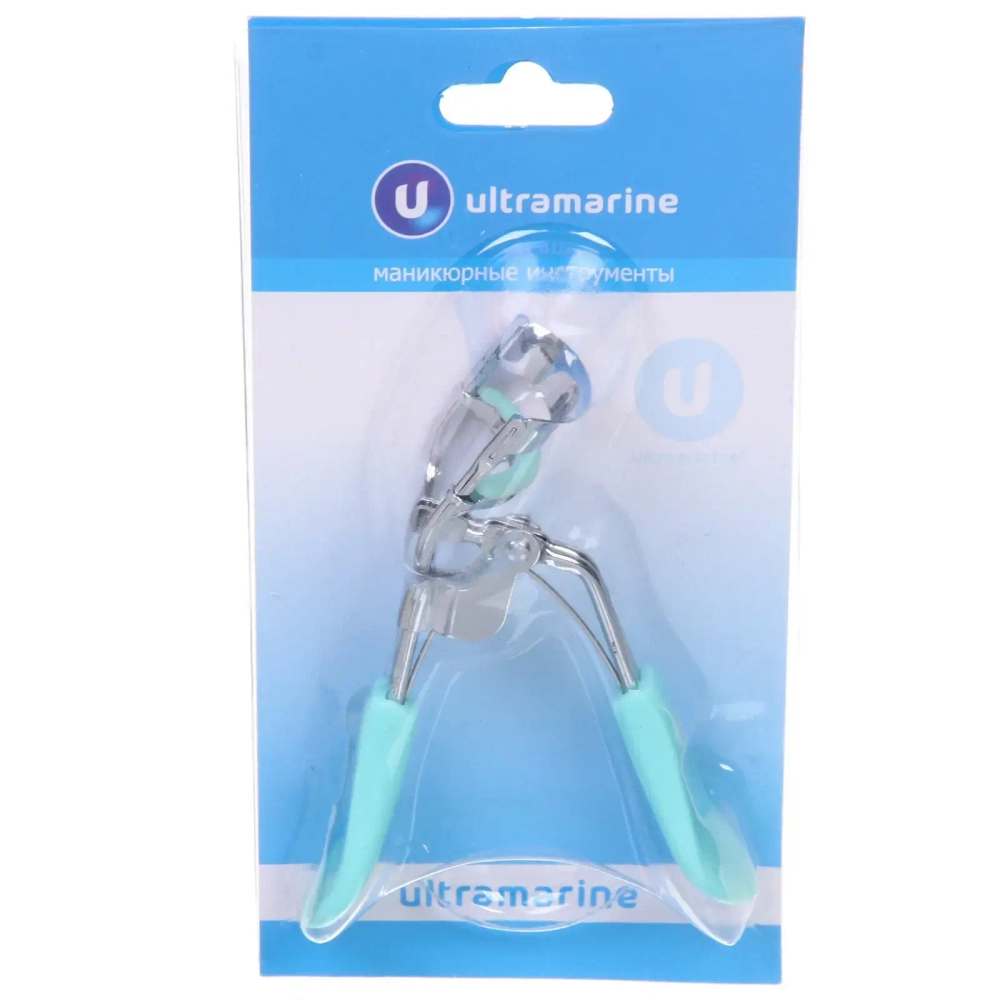 Щипцы для завивки ресниц «Beauty Shop», цвет ангельский голубой, 11*3см (блистер Ultramarin)