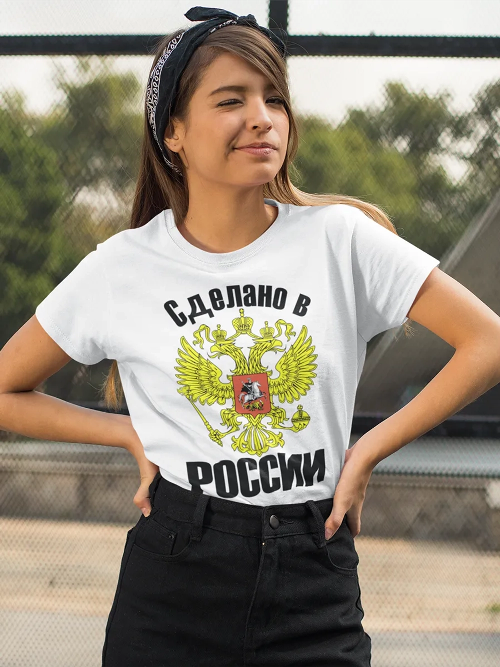 Футболка с Гербом России