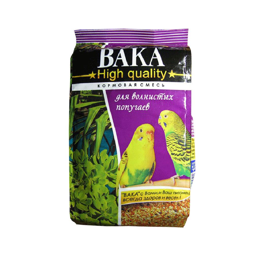 Вака High Quality корм для волнистых попугаев 500 гр