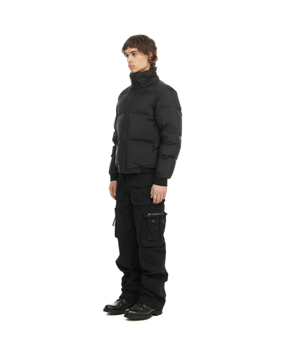 'TECH' puffer jacket black