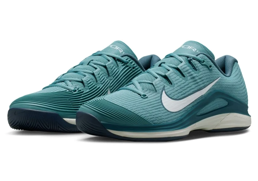Мужские кроссовки теннисные Nike Zoom Vapor 12 - smoke blue/white/light bone