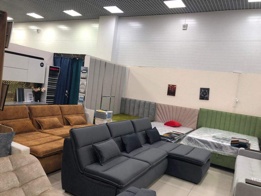 АКЦИЯ!!!Угловой диван серый с коробом габариты 270*170*105 механизм дельфин большой короб в оттоманке