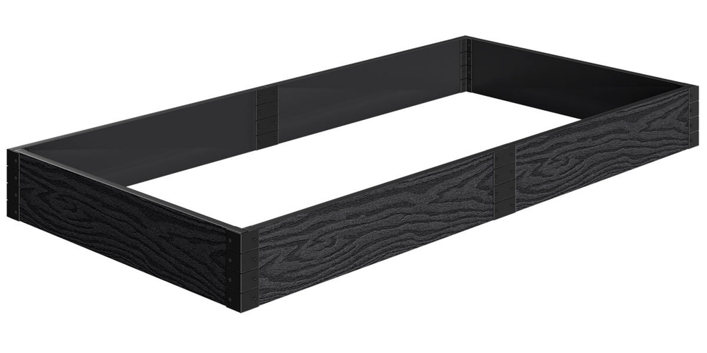 Доска для грядки Holzhof Eco M 200x25x2950 мм, антрацит, средняя