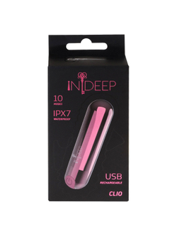 Перезаряжаемая вибропуля Indeep Clio Magenta 7705-02indeep
