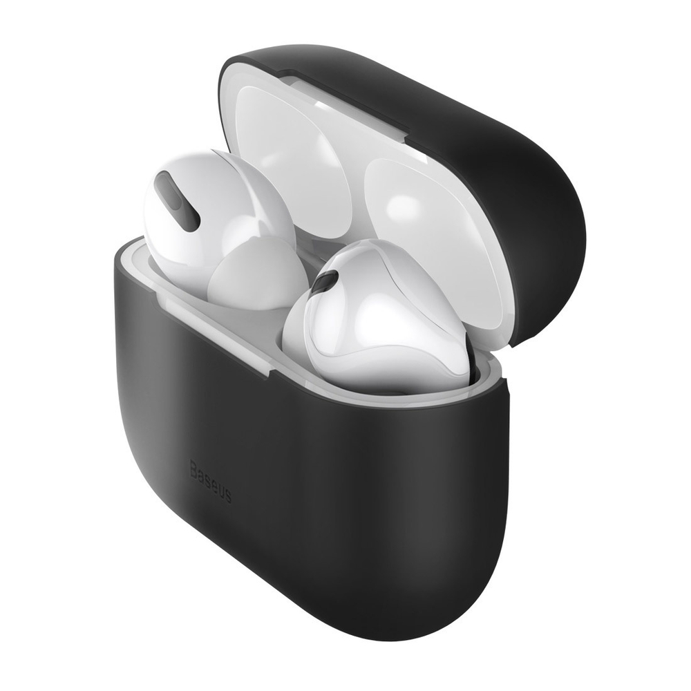 Чехол для Apple AirPods Pro Baseus Super Thin Silica Gel Case - Black