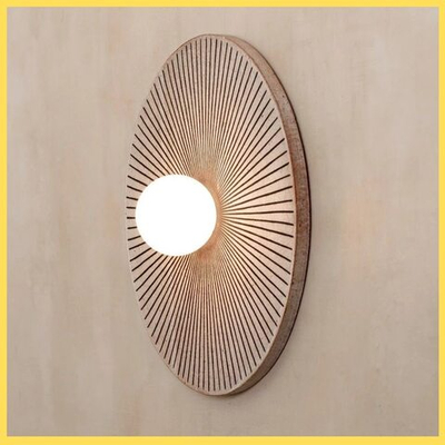 Необычная дизайнерская модель настенного светильника