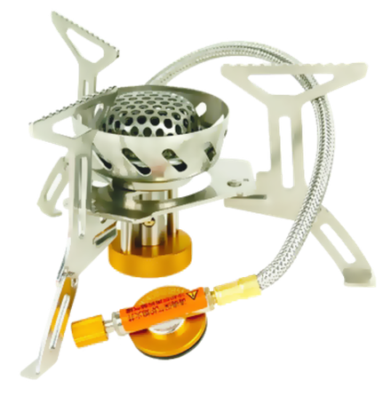 Tramp горелка туристическая складная со шлангом TRG-047 (сталь, латунь, алюминий)