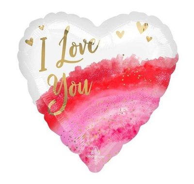 Сердце акварель love