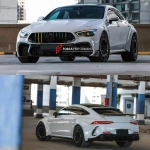 Широкий карбоновый обвес для MERCEDES BENZ AMG GT4 X290 GT63 2018+ Мерседес Бенц