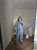 Блуза Flow голубой