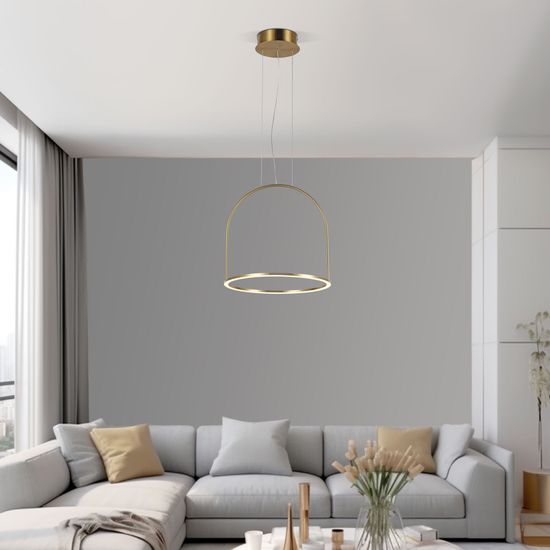 90322/1 / подвесной светильник / латунь