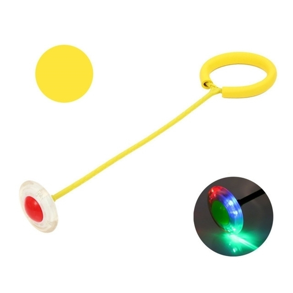 Нейроскакалка на одну ногу со светящимся LED-роликом