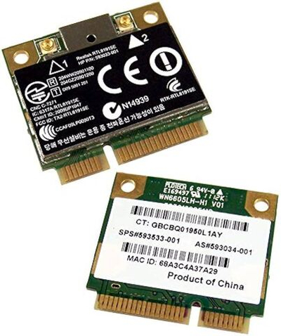 Модем HP 802.11 B/G/N Mini Wireless Wlan Wifi Card 593034-001