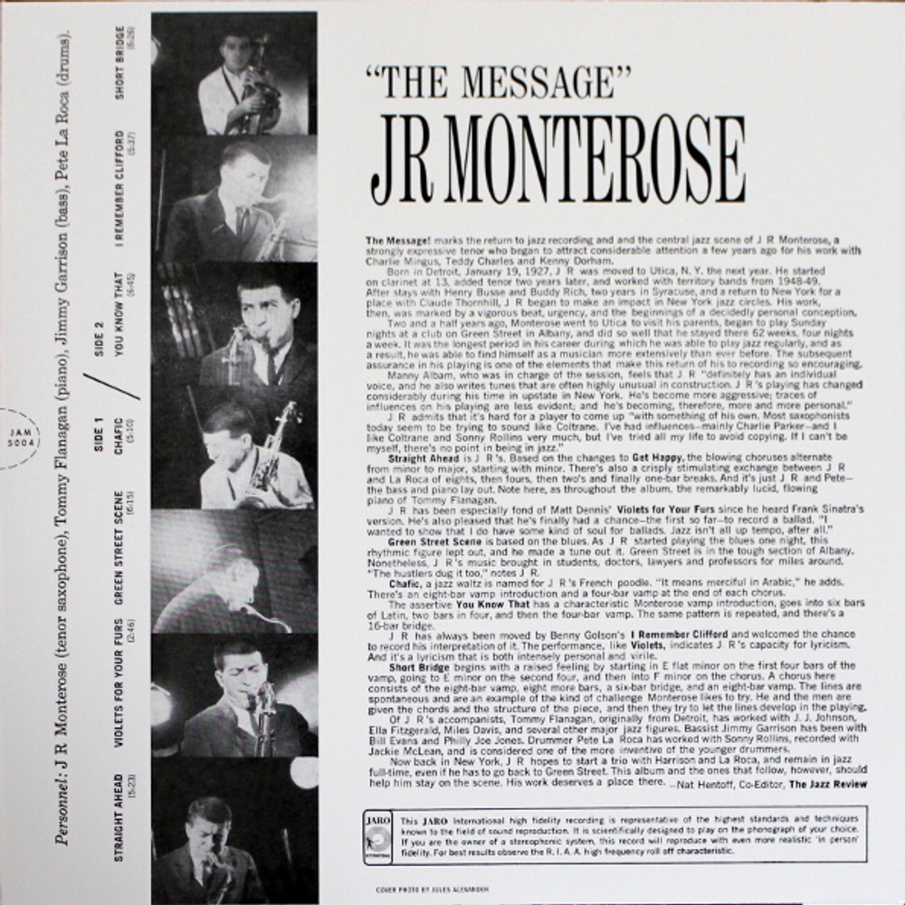 J.R. Monterose / The Message (LP)