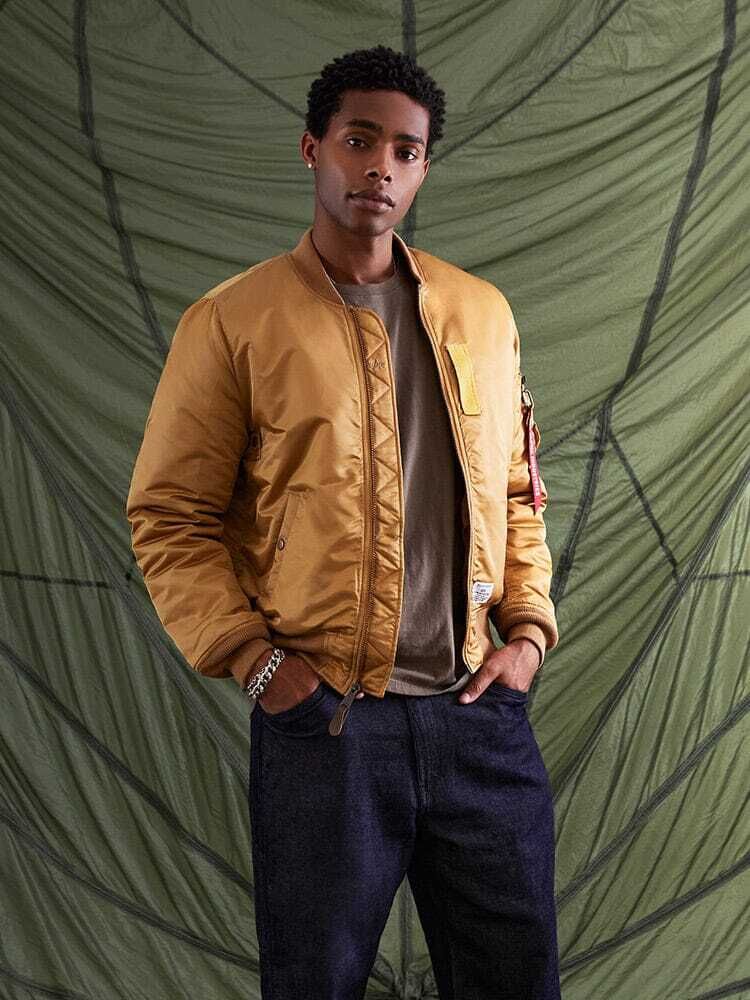 Бомбер Alpha Industries MA-1 Mod Bronzed Brown