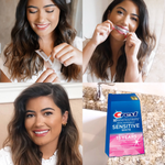 Курс 13 дней | Crest 3D Whitestrips Sensitive White – Отбеливающие полоски для зубов