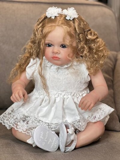 Кукла Реборн мягконабивная 60см в пакете (FA-590)
