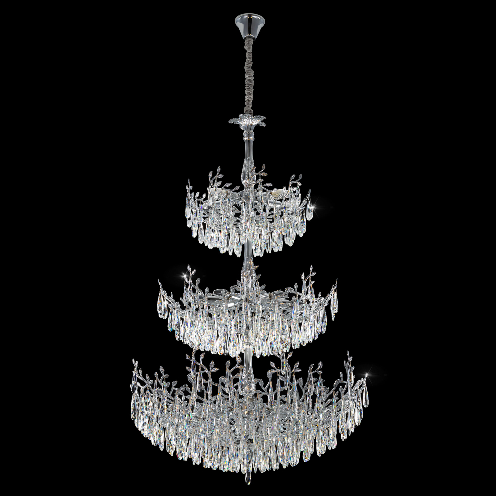 Citilux RITZ CL310261 Люстра хрустальная подвесная Хром