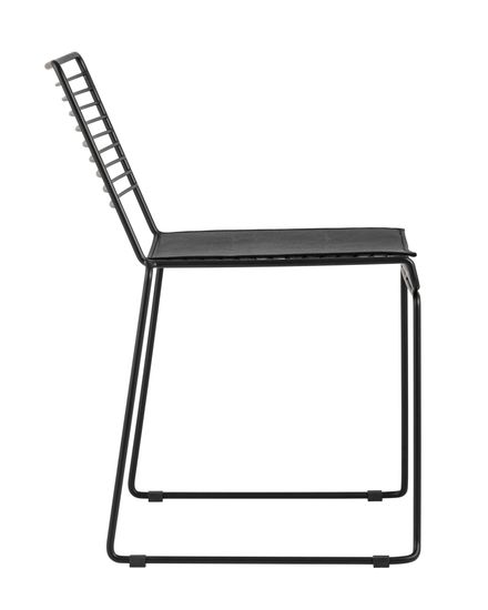 Стул обеденный Hero черный с черной подушкой 4 шт